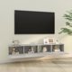 vidaXL Szafki scienne pod TV, 2 szt, betonowa szarosc, 100x30x30 cm