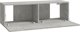 vidaXL Szafki scienne pod TV, 2 szt, betonowa szarosc, 100x30x30 cm