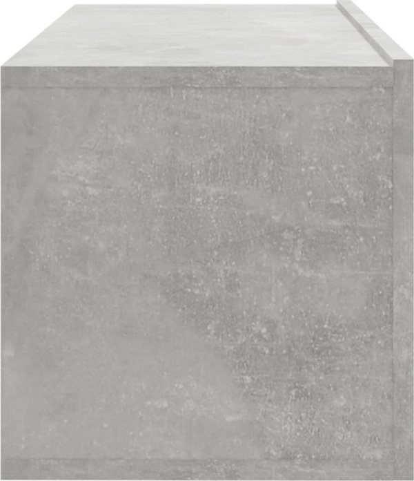 vidaXL Szafki scienne pod TV, 2 szt, betonowa szarosc, 100x30x30 cm