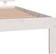 vidaXL Σκελετός κρεβατιού, μασίφ πεύκο, 120x190 cm, 4FT, διπλός