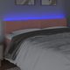 vidaXL Zaglowek do lozka me to LED rozowy 200x5x78/88 cm aksamit