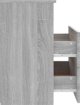 vidaXL Κομοδίνο σε γκρι χρώμα δεσόνα σονόμα, 50x32x60 εκ.