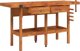 vidaXL Stolik roboczy με συρτάρια και τσάπες, 162x62x83 εκ, από ακασία