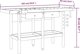 vidaXL Stolik roboczy με συρτάρια και τσάπες, 162x62x83 εκ, από ακασία