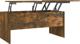 vidaXL Τραπεζάκι σαλονιού, καπνιστή δρυς, 102x50,5x46,5 cm
