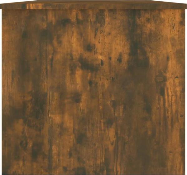 vidaXL Τραπεζάκι σαλονιού, καπνιστή δρυς, 102x50,5x46,5 cm