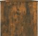 vidaXL Τραπεζάκι σαλονιού, καπνιστή δρυς, 102x50,5x46,5 cm