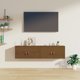 vidaXL Επιτοίχιες ντουλάπες, 2 τεμ., μελιά καφέ, 60x30x30 εκ., μασίφ πεύκο