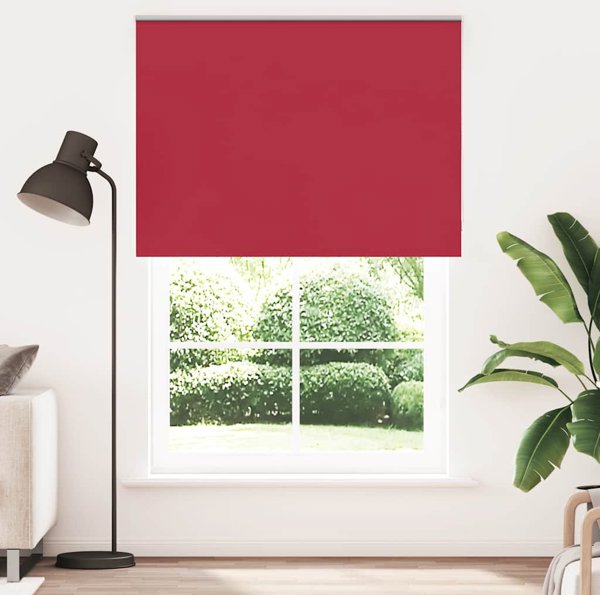 vidaXL Roleta zaciemniajaca Red 145x230 cm