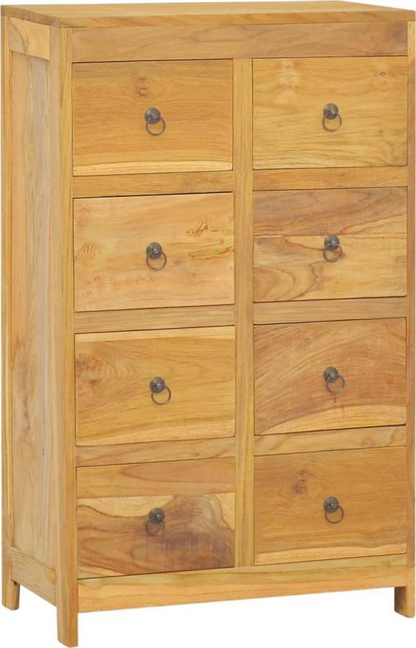 vidaXL vidaXL Komoda, 55x30x90 cm, lite drewno tekowe