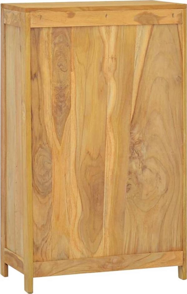 vidaXL vidaXL Komoda, 55x30x90 cm, lite drewno tekowe
