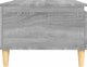 vidaXL Τραπέζι καφέ, γκρι ντόμπ, 90x50x36,5 εκ., ξύλινο σύνθετο υλικό