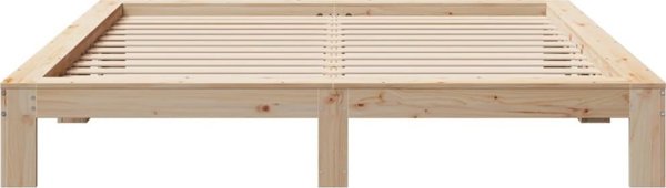 vidaXL Rama κρεβατιου χωρις στρωμα 200x200 cm μασιφ πευκο