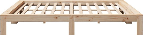 vidaXL Rama κρεβατιου χωρις στρωμα 200x200 cm μασιφ πευκο
