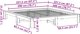 vidaXL Rama κρεβατιου χωρις στρωμα 200x200 cm μασιφ πευκο