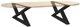 vidaXL Nogi do stolika kawowego 2 szt. Czarne 70x(30-31,3) cm Stal