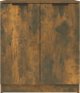 vidaXL Σετ 2 Κομώδες, Καπνισμένο Δρυς, 60x30x70 cm