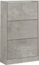 vidaXL Szafka na buty, szarosc betonu, 63x24x103 cm