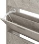 vidaXL Szafka na buty, szarosc betonu, 63x24x103 cm