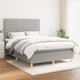 vidaXL Apkline krebati me mattress, asprogri, 140x200 cm