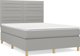 vidaXL Apkline krebati me mattress, asprogri, 140x200 cm
