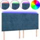 vidaXL Αντίθετο με LED για κρεβάτι σκουρομπλε 180x5x118/128 εκ