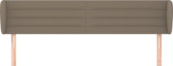 vidaXL Κεφαλάρι uszak, ταουπέ, 163x23x78/88 cm, ύφασμα
