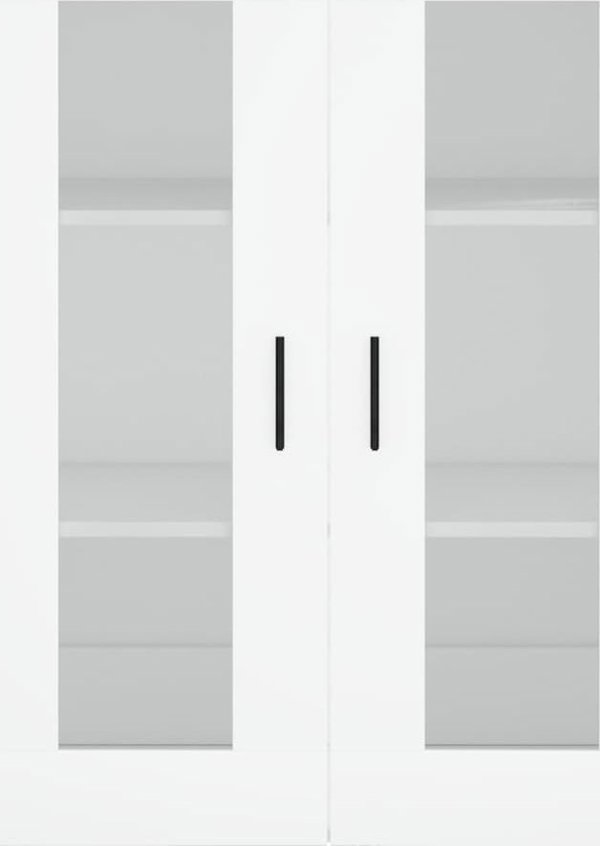 vidaXL Κρεμαστή ντουλάπα, λευκή, 69,5x34x90 εκ