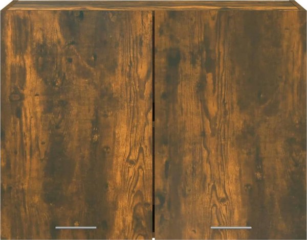 vidaXL Κρεμαστό ντουλάπι από καπνιστή δρυ 80 x 31 x 60 cm