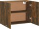 vidaXL Κρεμαστό ντουλάπι από καπνιστή δρυ 80 x 31 x 60 cm