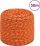 vidaXL Σχοινί ιστιοπλοΐας, πορτοκαλί, 6 mm, 50 m, πολυπροπυλένιο