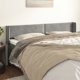 vidaXL Κεφαλάρι uszak ανοιχτό γκρι 203x16x78/88 cm βελούδο