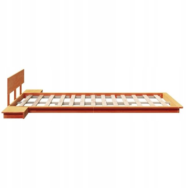 vidaXL Πλαίσιο Κρεβατιού από Ξύλο, Καφέ, 120x200 cm
