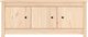 vidaXL Szafka na buty, 110x38x45,5 cm, lite drewno sosnowe