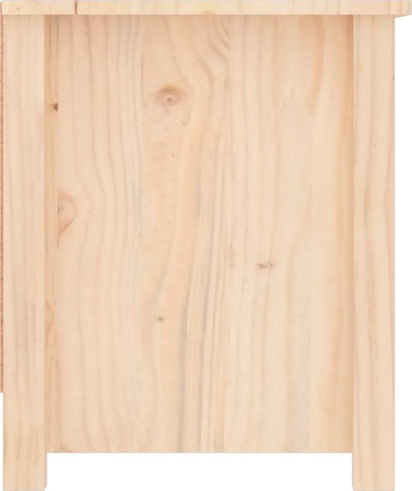 vidaXL Szafka na buty, 110x38x45,5 cm, lite drewno sosnowe
