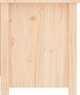 vidaXL Szafka na buty, 110x38x45,5 cm, lite drewno sosnowe