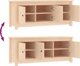 vidaXL Szafka na buty, 110x38x45,5 cm, lite drewno sosnowe