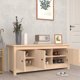 vidaXL Szafka na buty, 110x38x45,5 cm, lite drewno sosnowe