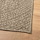 vidaXL Χαλί ZIZUR Μπεζ 140x200 cm Σχεδιασμένο σαν Τζούτι