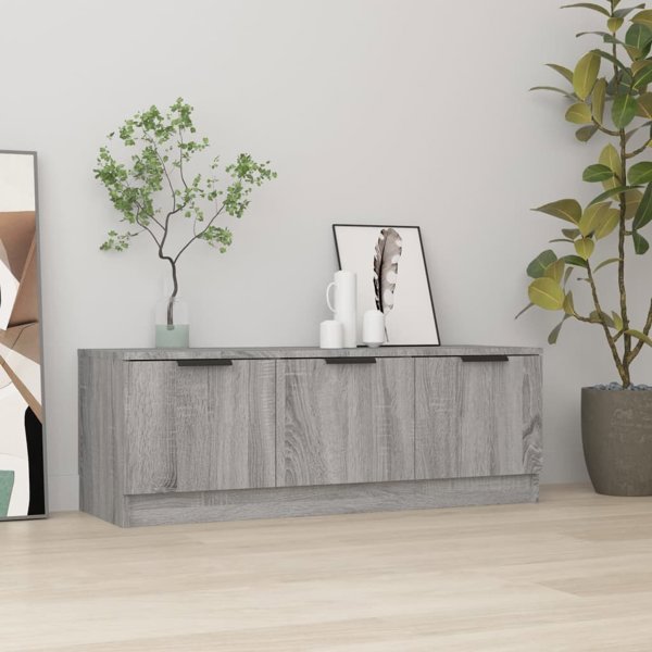 vidaXL Έπιπλο κάτω από τηλεόραση, γκρι δρυς σόνομα, 102x35x36,5 εκ.