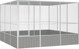 vidaXL vidaXL Woliera, szara, 302,5x324,5x211,5 cm, galwanizowana stal