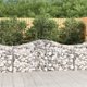 vidaXL Kosze gabionowe, 2 τεμ, 200x50x80/100 εκ, γαλβανισμένο σίδερο