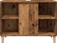 vidaXL Ντουλάπι μπάνιου, παλαιωμένο ξύλο, 80x33x60 cm