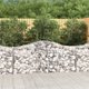 vidaXL Kosze gabionowe, 12 τεμ, 200x50x80/100 εκ, γαλβανισμένο σίδερο