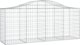 vidaXL Kosze gabionowe, 12 τεμ, 200x50x80/100 εκ, γαλβανισμένο σίδερο