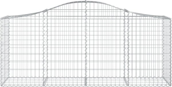 vidaXL Kosze gabionowe, 12 τεμ, 200x50x80/100 εκ, γαλβανισμένο σίδερο