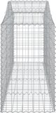 vidaXL Kosze gabionowe, 12 τεμ, 200x50x80/100 εκ, γαλβανισμένο σίδερο