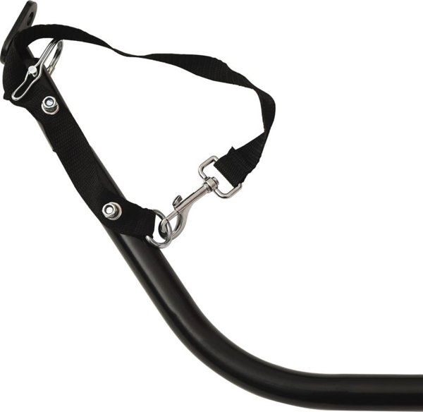 vidaXL Ποδηλατική τρέιλερ, μαύρο-πορτοκαλί, 30 kg, σίδηρος