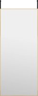 vidaXL Καθρέφτης πόρτας χρυσός, 40x100 cm, γυαλί και αλουμίνιο