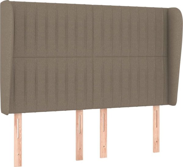 vidaXL Υποστύλωμα κεφαλιού uszak, ταουπέ, 147x23x118/128 cm, ύφασμα